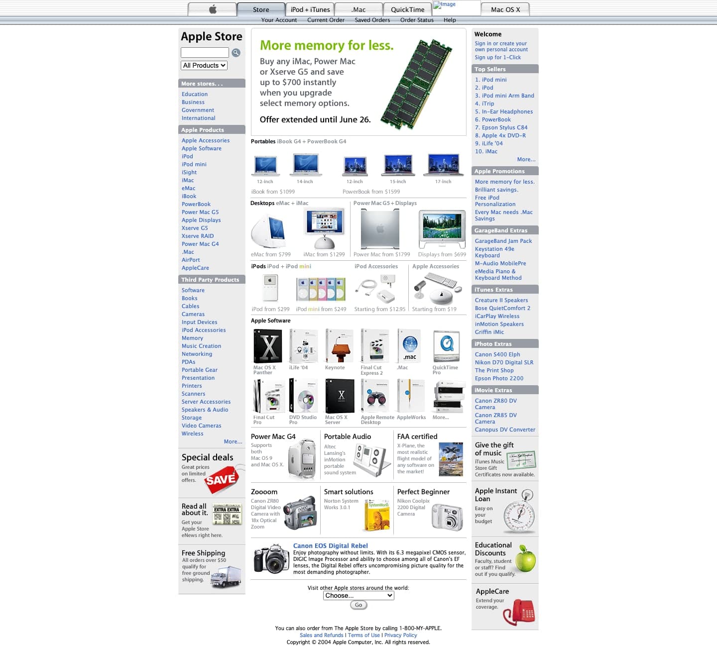 Apple Store, 2004.03