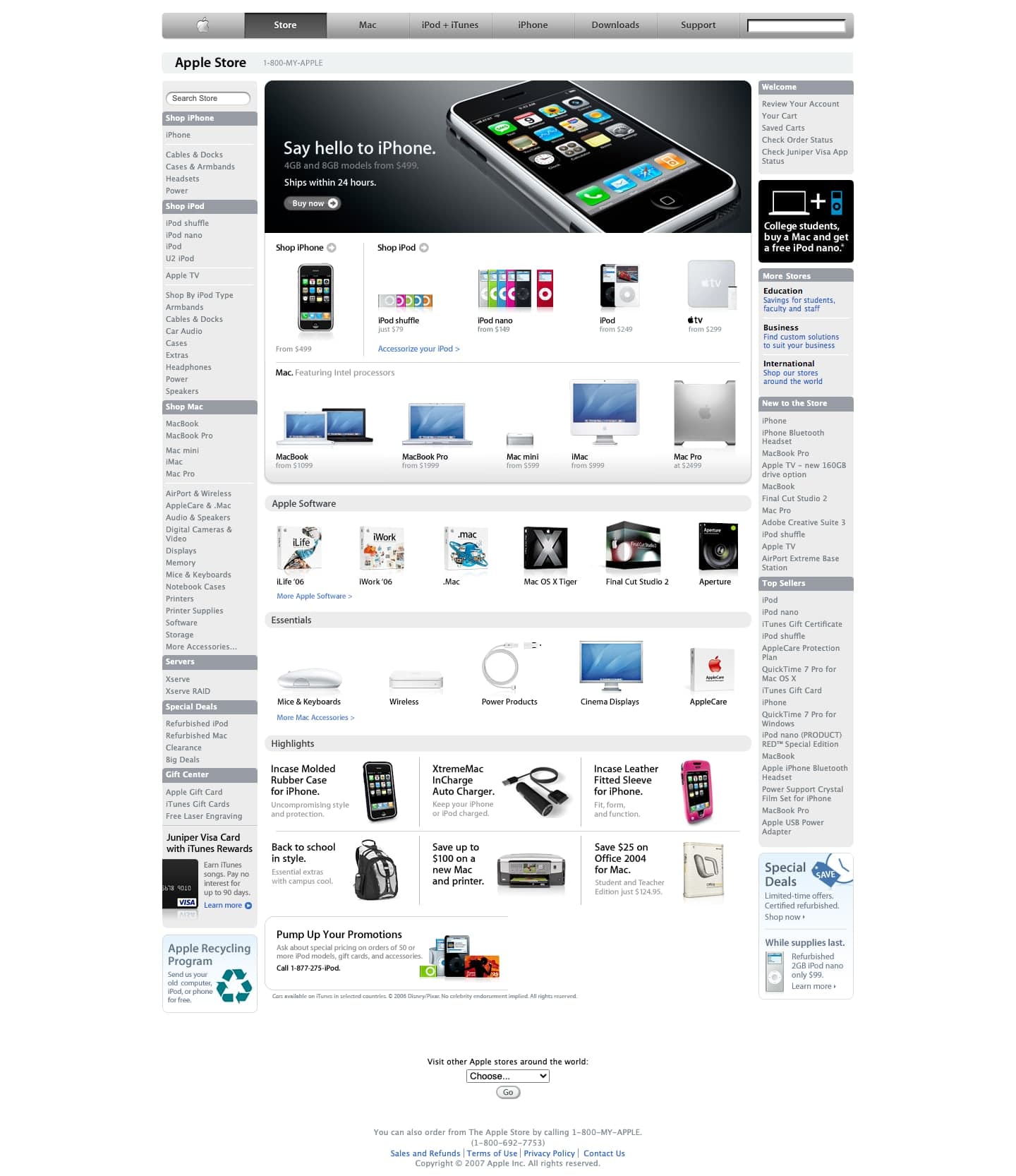 Apple Store, 2007.07