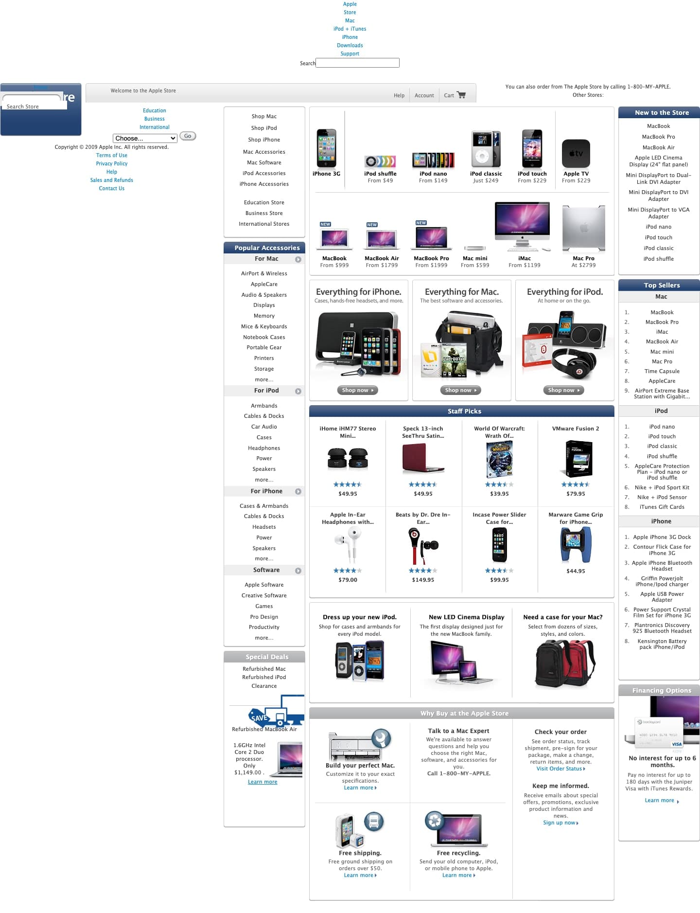 Apple Store, 2009.01