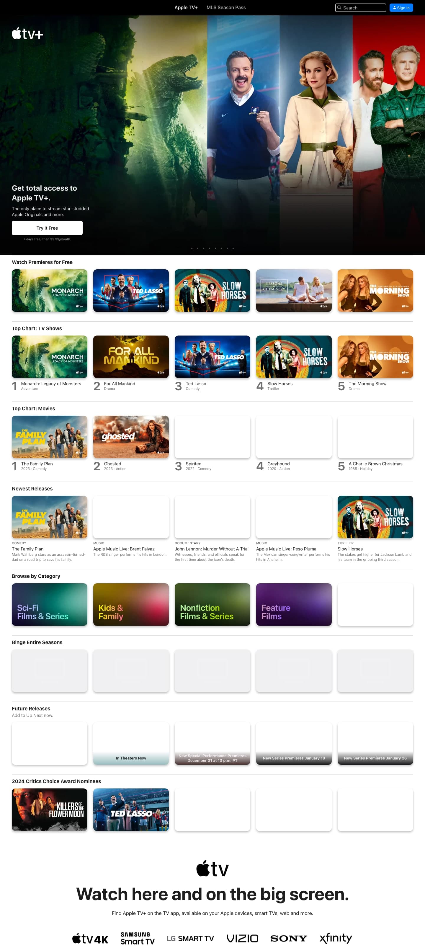 Apple TV, 2024.01